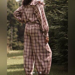 Anthropologie pajama set